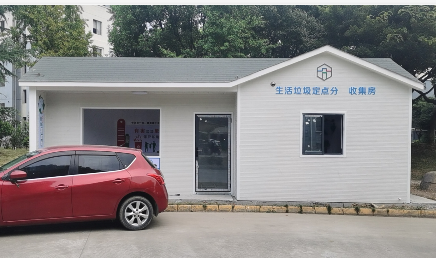 蘇州垃圾房制作 小區(qū)成品垃圾房廠家 垃圾中轉(zhuǎn)房定做效果